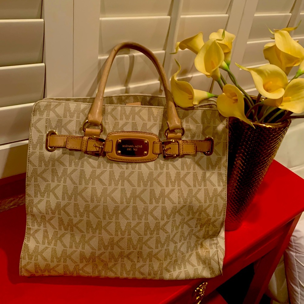 Michael Kors Large Monogrammed Satchel